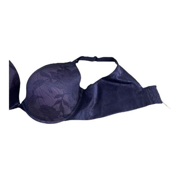 Cacique Lane Bryant Purple Boost Plunge Bra Plus Size 46DD Underwire Lingerie - Picture 6 of 10